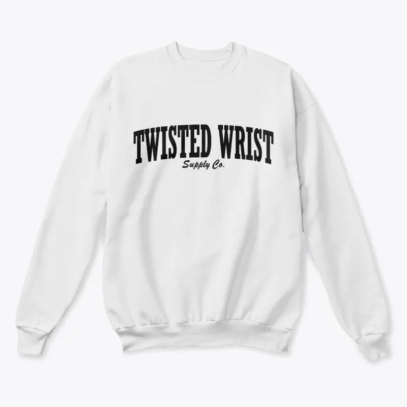 Twisted Wrist Spellout Heavy Crewneck